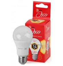Лампа светодиодная LED ECO A60-14W-827-E27  Б0030028  ЭРА