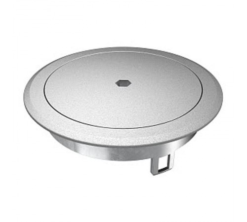 Лючок GES R2B 40х140 мм (для монтажных оснований, хром.) с ключом (GES R2B Cr)  7408876  OBO Bettermann