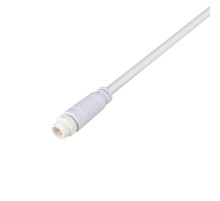 Коннектор питания MOONLIGHT-SPI/DMX-CON-POWER-MALE-WH (Arlight, IP67 Пластик, 3 года)  041021  Arlight