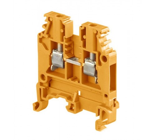 Клемма MA2,5/5 винт 2,5мм.кв. оранжевая  1SNA105075R2000  TE