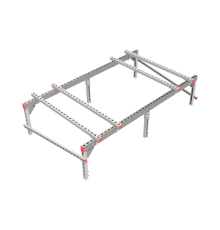 Опорная конструкция для установки оборудования TECHNORAPTOR 2000х1200  KM-TR-SSEI-2000-1200  КМ - профиль