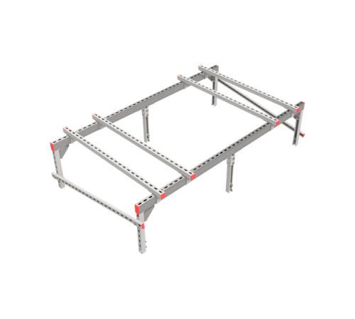 Опорная конструкция для установки оборудования TECHNORAPTOR 2000х1200 HD  KM-TR-SSEI-2000-1200 HD  КМ - профиль