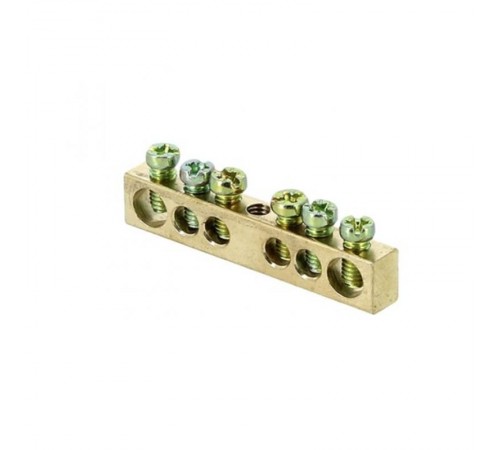 Шина "0" PE 63.06 (латунь) EKF PROxima  sn0-63-06  EKF