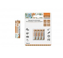 Элемент питания LR03 AAA Alkaline 1,5V BP-4 Народный  SQ1702-0008  TDM