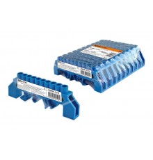 Шина "N" нулевая в изоляторе на DIN-рейку 8x12мм 10 групп инд. стикер  SQ0801-0178  TDM