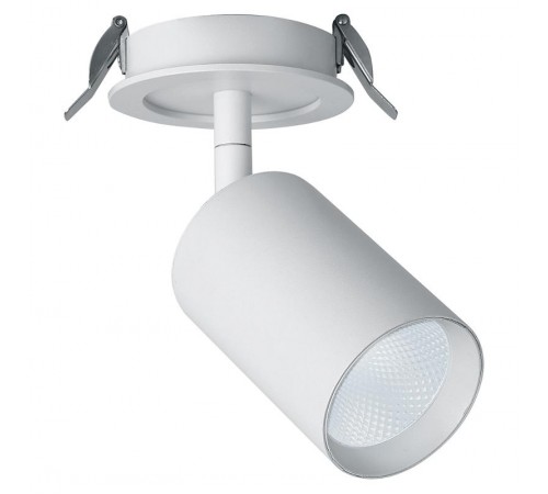 Светильник спот встраиваемый светодиодный AL180, 10+3W, 900Lm, 4000K, 35 градусов, белый  32706  FERON