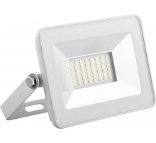 Прожектор светодиодный SFL90-20 2835SMD 20W 6400K AC220V/50Hz IP65, белый в компактном корпусе 126*27*85 мм  55071  SAFFIT