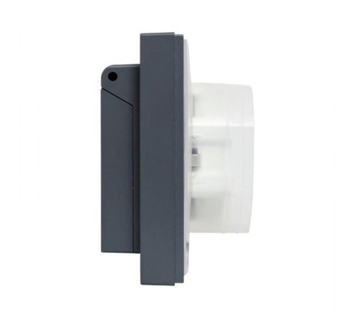 Механизм розетки двойной, 16А, IP44, с заземлением, со шторками, с рамкой, с крышками, графит Эпика  UP1-SOG-211-44 EKF
