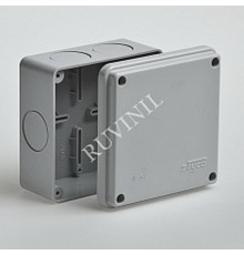 Коробка распределительная для о/п, 100х100х50мм без гермовводов  67049  Рувинил
