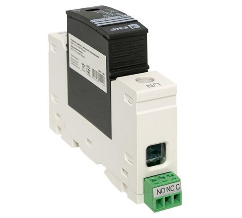 Устройство защиты от импульсных перенапряжений Т1+Т2; Iimp-12,5kA; In-20kA; Uc-275В; 1+0 EKF PROxima  OV12-1-501  EKF