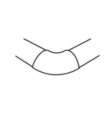 Угол плоский 92x20 мм для напольного к-к DLP  032802  Legrand