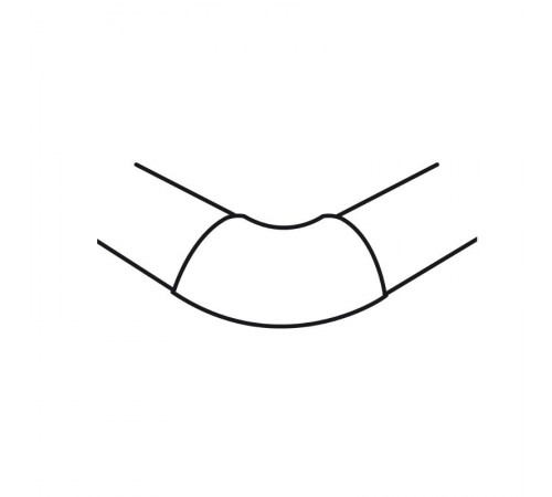 Угол плоский 92x20 мм для напольного к-к DLP  032802  Legrand