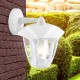 Светильник садово-парковый 6-гранный белый настенный вниз E27 IP44(У1) НБУ 07-40-004 "Дели 3" (8/48)  Б0051198  ЭРА