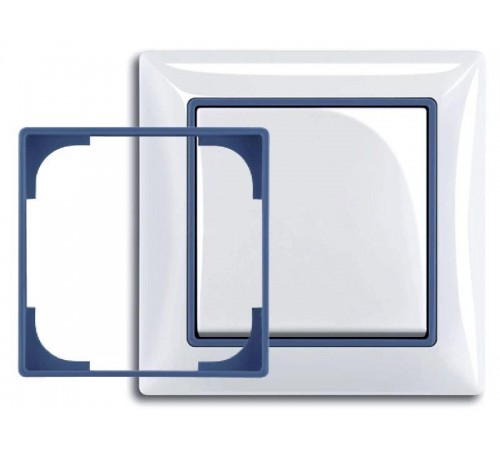 ABB Basic 55 Декоративная вставка Синий/аттика  1726-0-0222   2CKA001726A0222  ABB