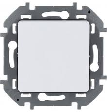 Inspiria Белый Переключатель промежуточный винтовые клеммы 1-клавишный С/У без рамки  673680  Legrand