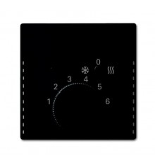 Накладка для механизма терморегулятора 1099 UHKEA, Future/Axcent/Carat/Династия, черный бархат  2CKA001710A4052  ABB