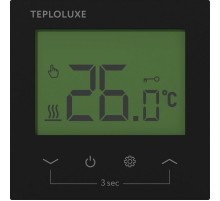 Терморегулятор электронный Теплолюкс Pontus черный  100037088300  Теплолюкс