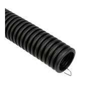 Труба гофрированная из ПНД с зондом, черная 16 мм, (бухта 100 м/уп.)  28-0016-3  REXANT