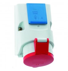 Розетка комбинированная (+Schuko) 32A 5р(3P+N+PE) 6h 400V IP44 I 108-Bals I Bals