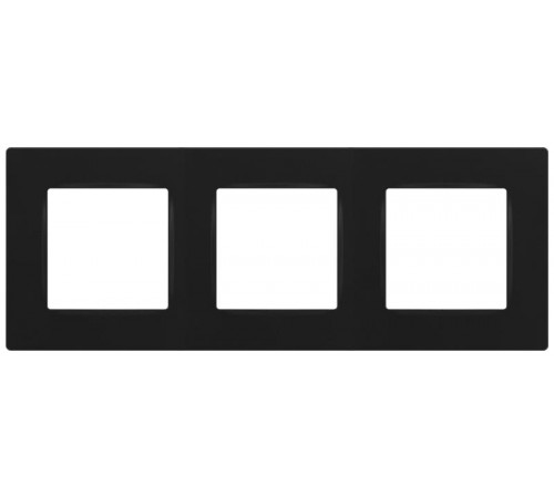 Рамка для розеток и выключателей  Серия 12 12-5203-05 на 3 поста, Классик, антрацит  Б0067775  ЭРА