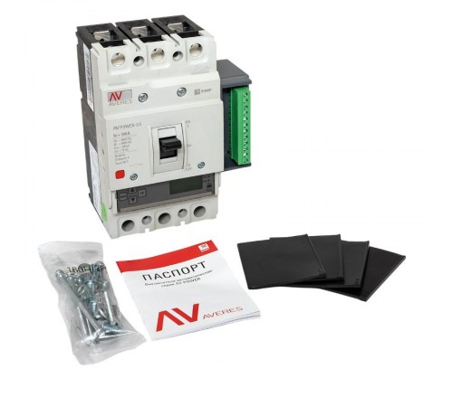 Выключатель автоматический AV POWER-1/3 160А 100kA ETU6.2 AVERES  mccb-13-160H-6.2-av  EKF