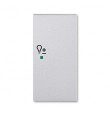 ABB Levit Серебро Клавиша 2-ая правая с символом светорегулятора free@home  6220H-A02204 70  2CHH622204A4070  ABB