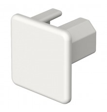 Торцевая заглушка кабельного канала WDK 20x20 мм (ПВХ,белый) (WDK HE20020RW)  6193129  OBO Bettermann