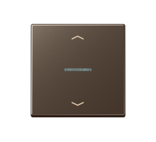 Клавиша для KNX кнопки, 1 группа, с окошком, символы стрелки; дюропласт; мокка  A101KO5PMO  Jung