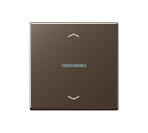 Клавиша для KNX кнопки, 1 группа, с окошком, символы стрелки; дюропласт; мокка  A101KO5PMO  Jung