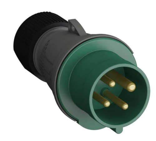 Вилка кабельная Easy&Safe 332EP10,32А,3P+E,IP44,10ч2CMA101987R1000 ABB