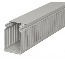 Распределительный кабельный канал LKV 75x50x2000 мм (ПВХ,серый) (LKV 75050)  6178324  OBO Bettermann