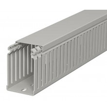 Распределительный кабельный канал LKV 75x50x2000 мм (ПВХ,серый) (LKV 75050)  6178324  OBO Bettermann