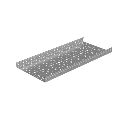 Лоток перф. 50х400х1,2 L2500 мм "Стандарт ПЛЮС" INOX304  LPEplus50-400-1.2-2500 INOX304  КМ-Профиль