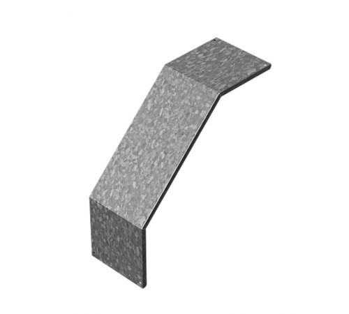 Крышка к углу внешнему для лестничного лотка НЛО 300, толщ. 1,0 мм, гор. цинк, 320737  КУВНЛО90-300-1,0-ГЦ   Ostec