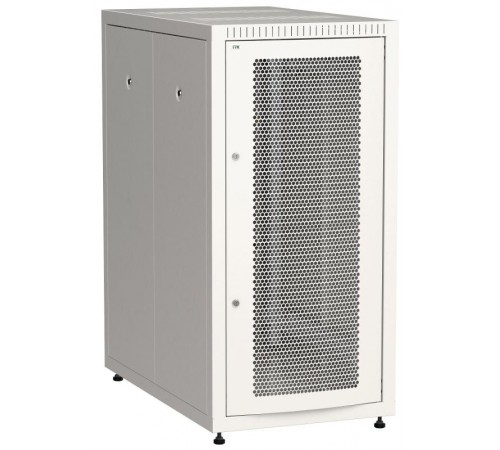 Шкаф LINEA E 24U 600х1000мм двери 2шт перф. и метал. сер  LE35-24U61-PM  ITK