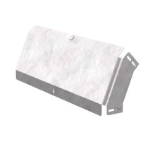 Угол вертикальный внешний 45 градусов с крышкой Стандарт 600х80   PR16.0581  Промрукав