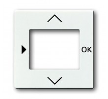 Плата центральная (накладка) для таймера 6455, 6456, серия solo/future, цвет davos/альпийский белый  6430-0-0306   2CKA006430A0306  ABB