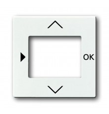 Плата центральная (накладка) для таймера 6455, 6456, серия solo/future, цвет davos/альпийский белый  6430-0-0306   2CKA006430A0306  ABB