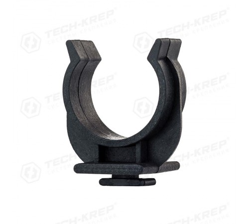 Ножка пластик.цокольная, Н150 (145-165) мм, черная , 2шт с 1 клипсой  - пакет   129972  Tech-KREP