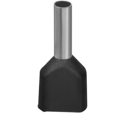 Наконечник 61 040 NET-E2-1.5-8-B50 НШВИ2, черн.2 провода (50шт/упак) 61040 Navigator