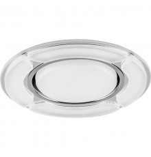 Светильник встраиваемый с белой LED подсветкой CD4039 потолочный GX53 без лампы, белый матовый, хром  40506  Feron