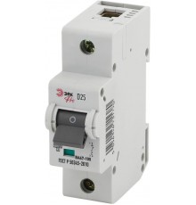 Выключатель автоматический однополюсный NO-902-267 ВА47-100 1Р 25А 10кА кривая D (12/120/3000) Pro  Б0048857  ЭРА