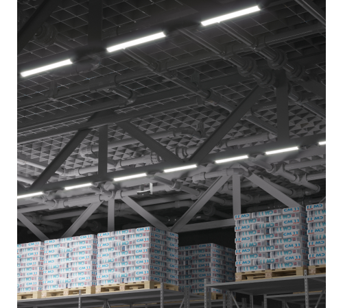 Светильник светодиодный линейный WLF-2 IP40 600*76*24мм 18W 1560lm 6500K сталь 1/20  844424318  Gauss