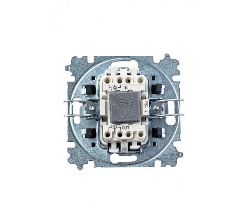 ABB Levit Антрацит / дымчатый чёрный Выключатель 1-кл. с подсветкой  3559H-A01446 63W  2CHH590146A6063  ABB