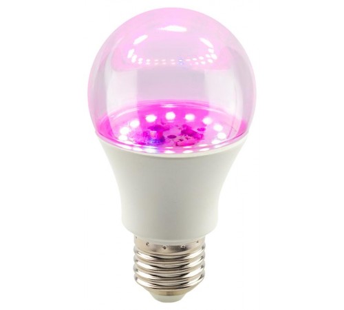 Фитолампа для растений светодиодная  GREEN LINE ФИТО A60-15W-PL-E27-GR красно-синего спектра 15 Вт Е27  Б0064548  ЭРА