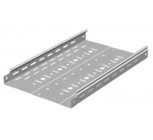 Металлический лоток перфорированный 300х50х3000, толщ. 1,0 мм, Сендзимир цинк, 014350  ЛПМЗТ-300х50х3000-1,0-СЦ   Ostec