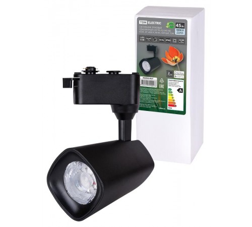 Светильник трековый однофазный LED TRL-02-045-NB 45 Вт, 24°, 4000 К, 90 Ra, черный,  SQ0369-0027  TDM