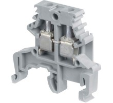 Клемма MS 4/6 винт., 4мм.кв. серая, уменьшенного габарита  1SNA115265R2400  TE