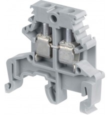 Клемма MS 4/6 винт., 4мм.кв. серая, уменьшенного габарита  1SNA115265R2400  TE