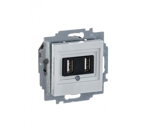 ABB Levit Серый USB зарядка 2-ая  5014H-A00040 16W  2CHH290040A6016  ABB